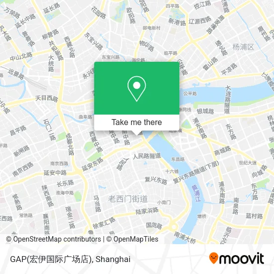 GAP(宏伊国际广场店) map