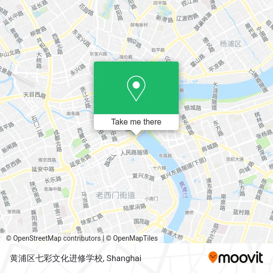黄浦区七彩文化进修学校 map