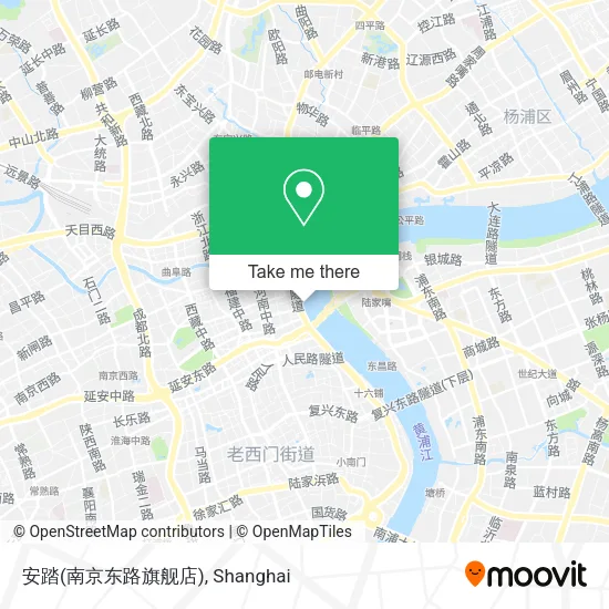 安踏(南京东路旗舰店) map
