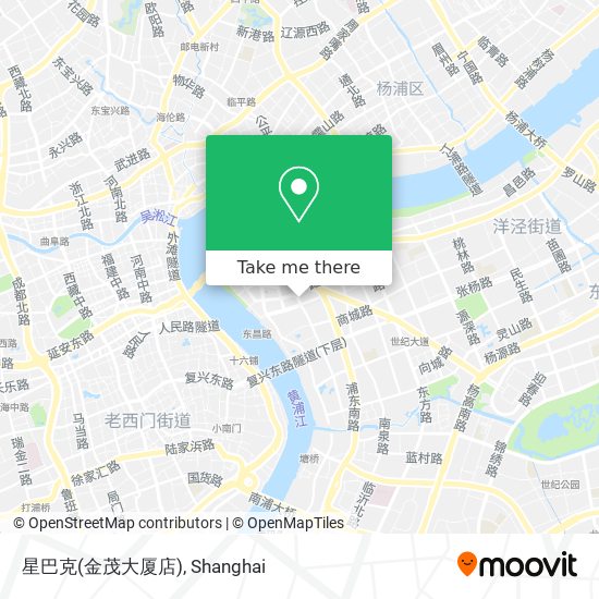 星巴克(金茂大厦店) map