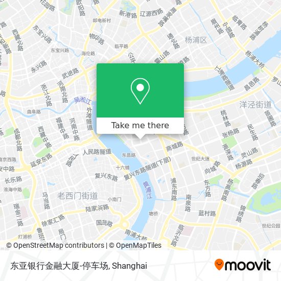 东亚银行金融大厦-停车场 map