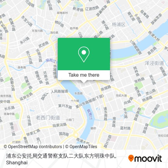 浦东公安扥局交通警察支队二大队东方明珠中队 map