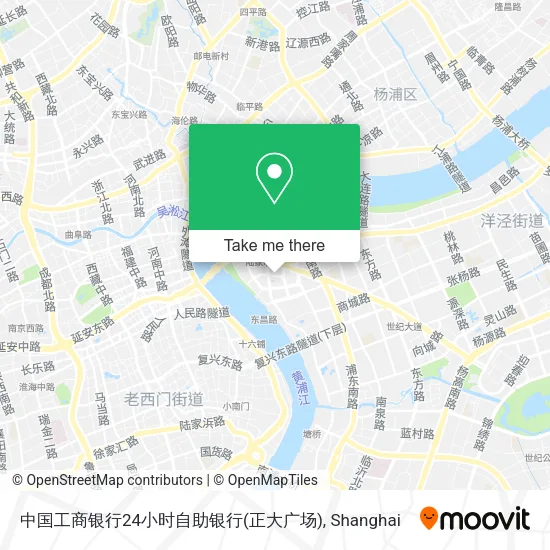中国工商银行24小时自助银行(正大广场) map
