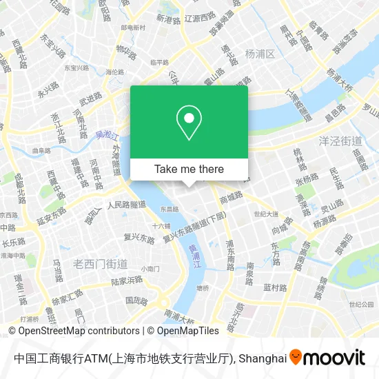 中国工商银行ATM(上海市地铁支行营业厅) map