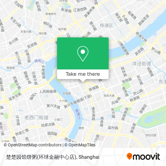 楚楚园馅饼粥(环球金融中心店) map