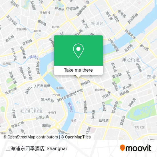 上海浦东四季酒店 map