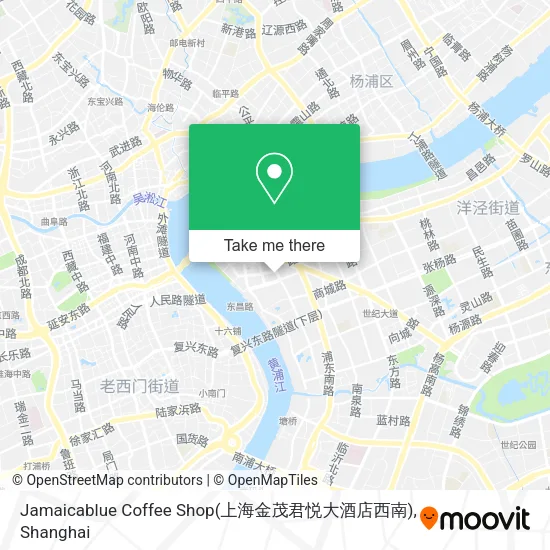 Jamaicablue Coffee Shop(上海金茂君悦大酒店西南) map
