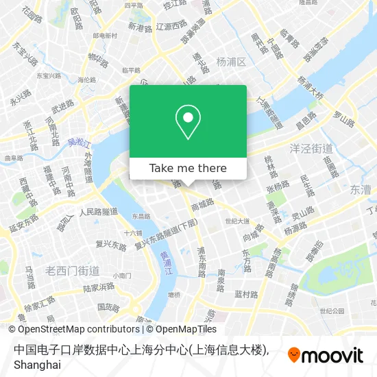 中国电子口岸数据中心上海分中心(上海信息大楼) map