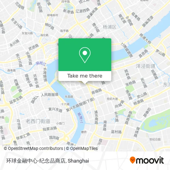 环球金融中心-纪念品商店 map