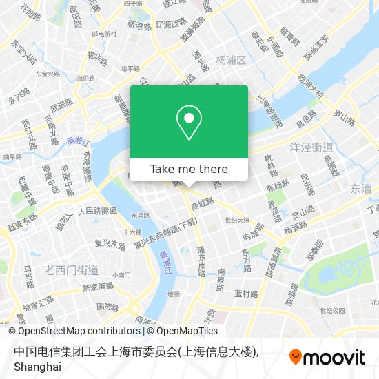 中国电信集团工会上海市委员会(上海信息大楼) map