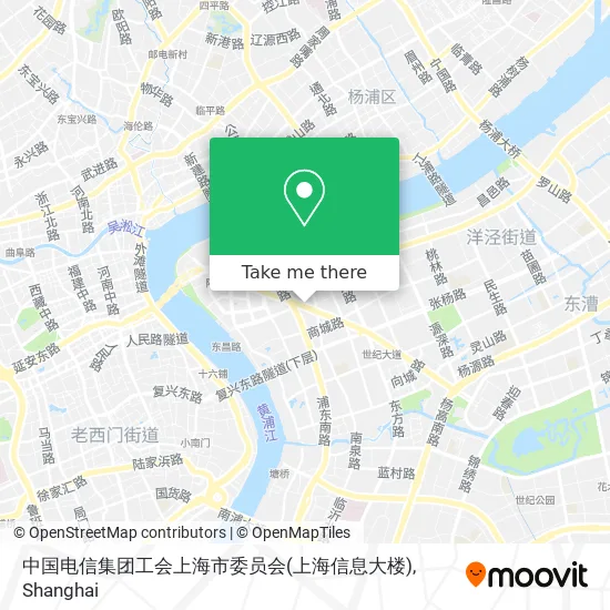 中国电信集团工会上海市委员会(上海信息大楼) map