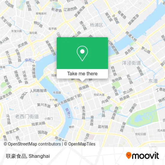 联豪食品 map