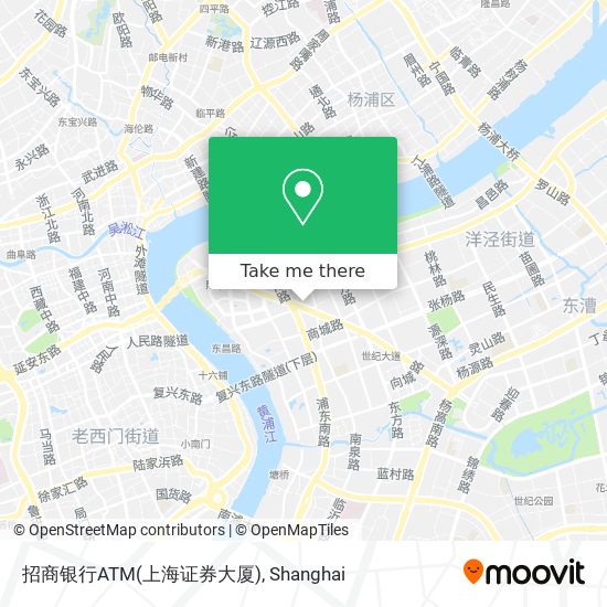 招商银行ATM(上海证券大厦) map