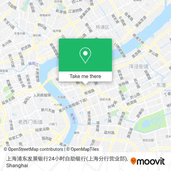 上海浦东发展银行24小时自助银行(上海分行营业部) map