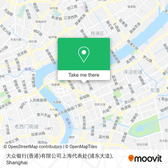大众银行(香港)有限公司上海代表处(浦东大道) map