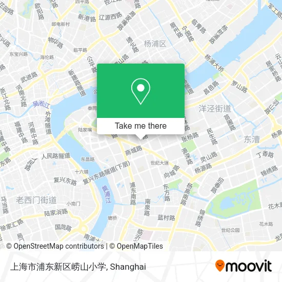 上海市浦东新区崂山小学 map