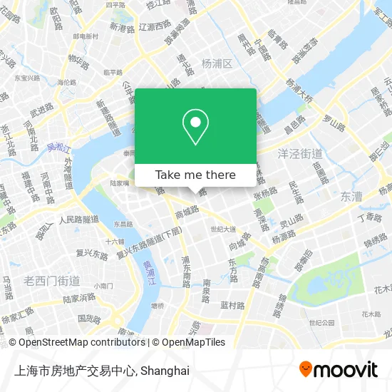 上海市房地产交易中心 map
