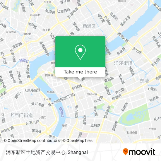 浦东新区土地资产交易中心 map