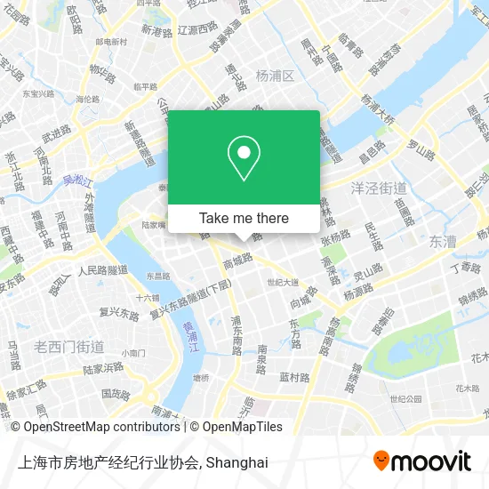 上海市房地产经纪行业协会 map