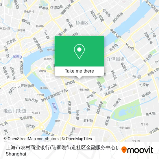 上海市农村商业银行(陆家嘴街道社区金融服务中心) map