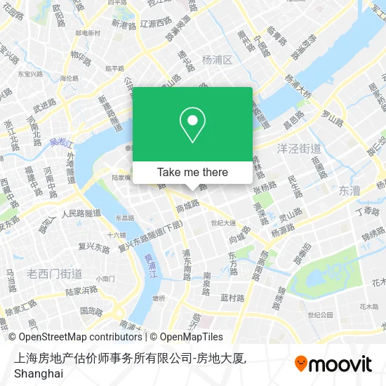 上海房地产估价师事务所有限公司-房地大厦 map