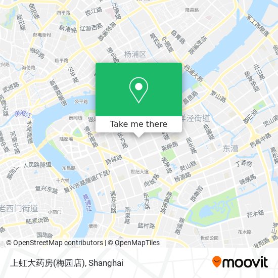 上虹大药房(梅园店) map