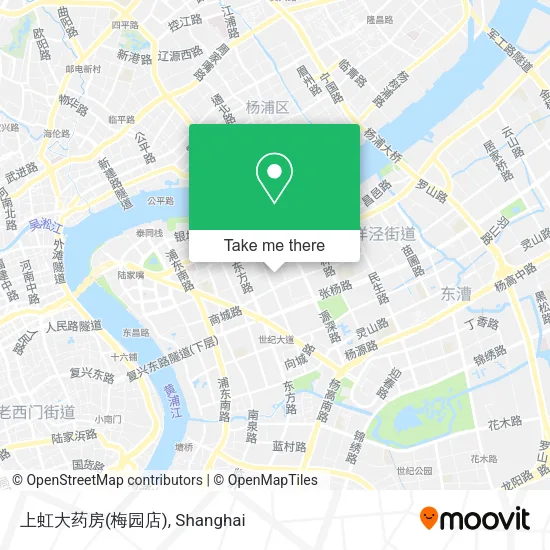 上虹大药房(梅园店) map