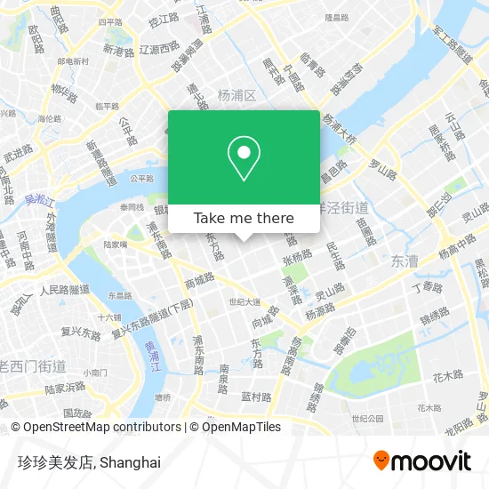 珍珍美发店 map