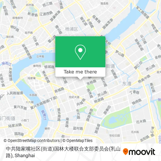 中共陆家嘴社区(街道)国林大楼联合支部委员会(乳山路) map