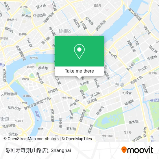 彩虹寿司(乳山路店) map