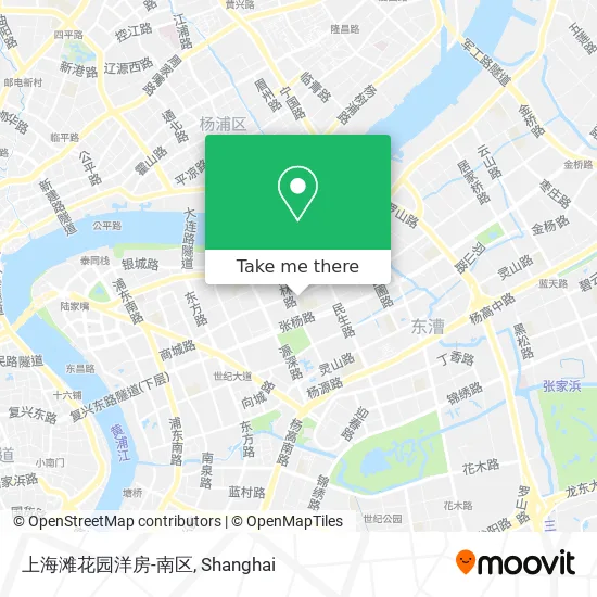 上海滩花园洋房-南区 map