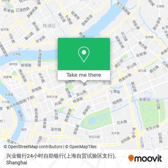 兴业银行24小时自助银行(上海自贸试验区支行) map