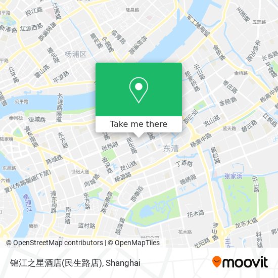 锦江之星酒店(民生路店) map