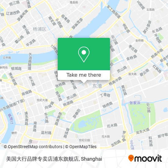 美国大行品牌专卖店浦东旗舰店 map