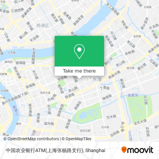 中国农业银行ATM(上海张杨路支行) map