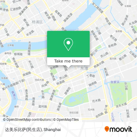 达美乐比萨(民生店) map