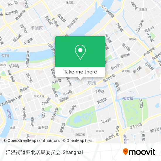 洋泾街道羽北居民委员会 map