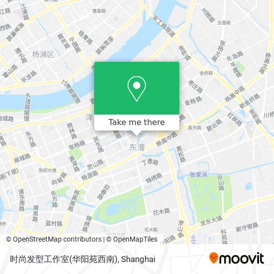 时尚发型工作室(华阳苑西南) map