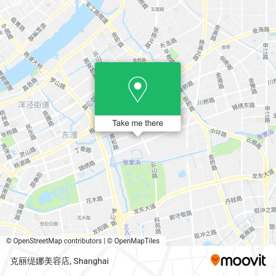 克丽缇娜美容店 map
