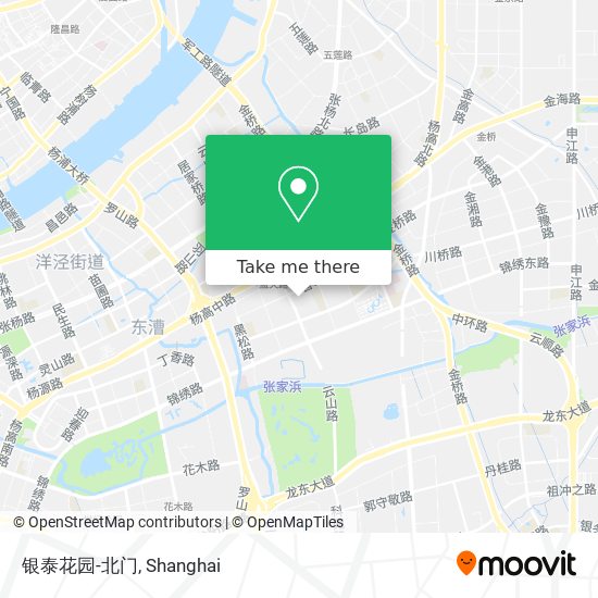 银泰花园-北门 map