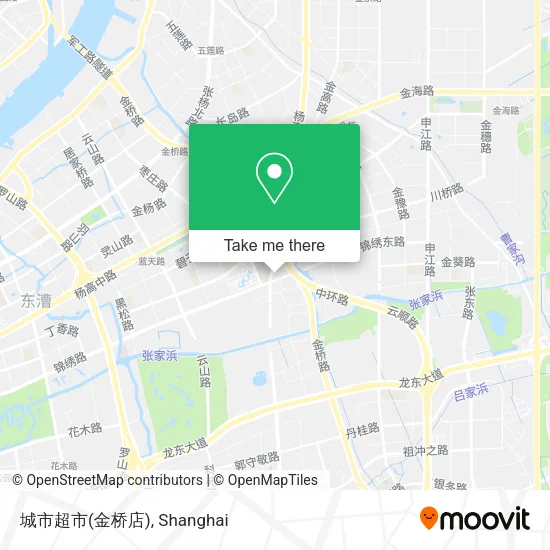 城市超市(金桥店) map