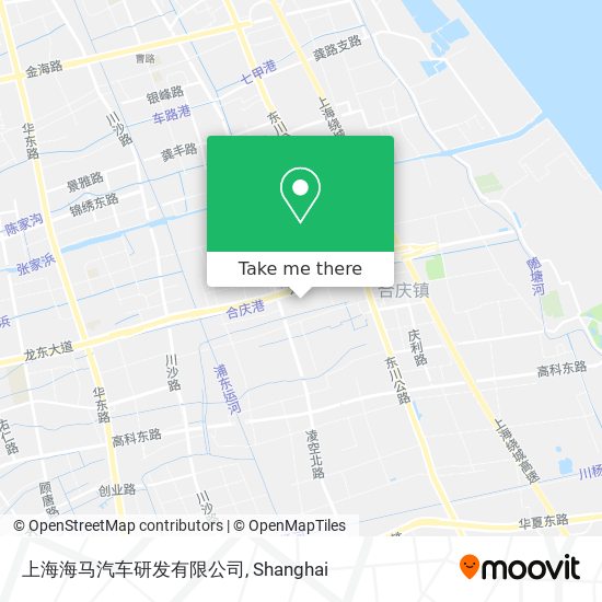 上海海马汽车研发有限公司 map