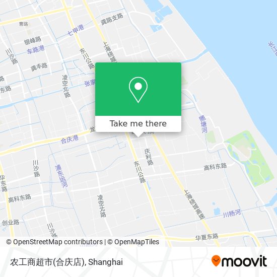 农工商超市(合庆店) map