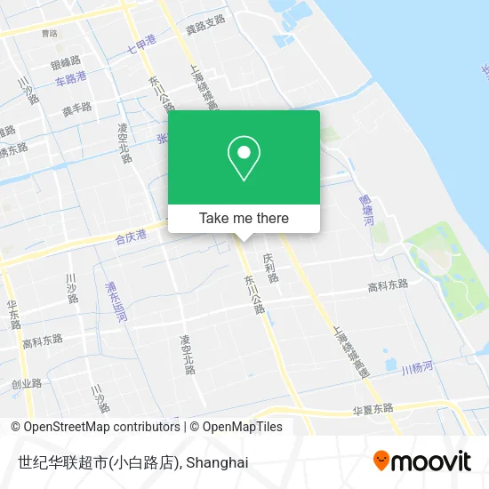 世纪华联超市(小白路店) map