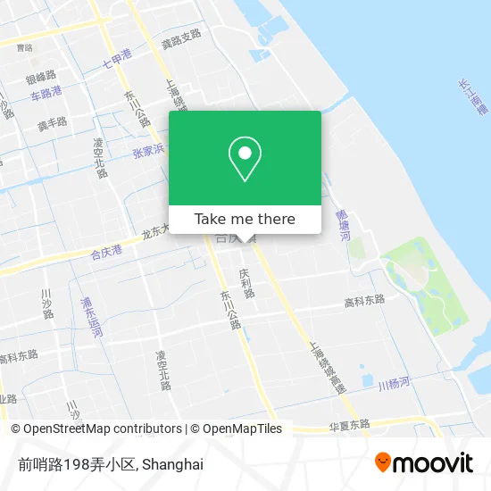 前哨路198弄小区 map