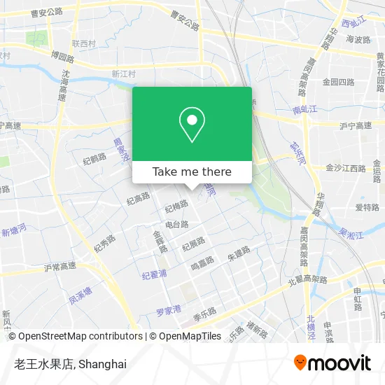 老王水果店 map