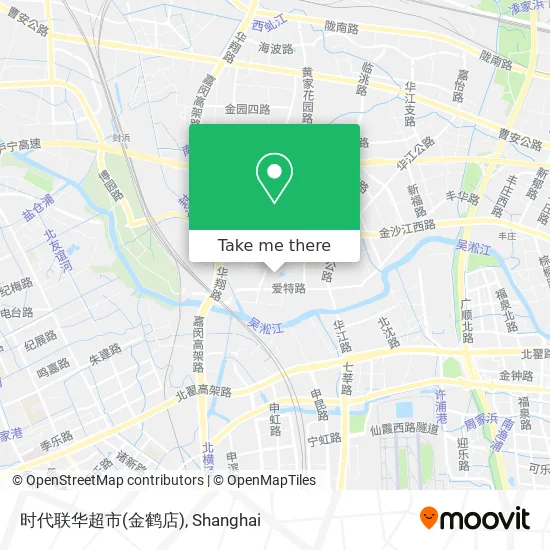 时代联华超市(金鹤店) map
