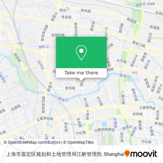上海市嘉定区规划和土地管理局江桥管理所 map