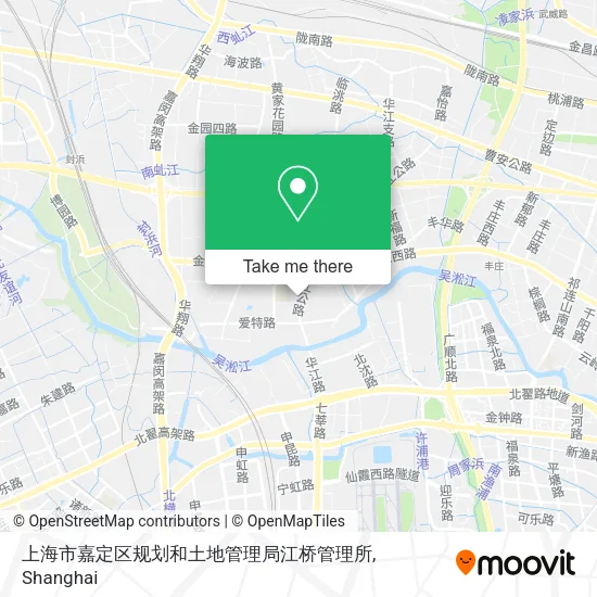 上海市嘉定区规划和土地管理局江桥管理所 map