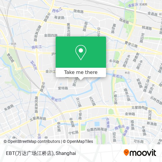 EBT(万达广场江桥店) map